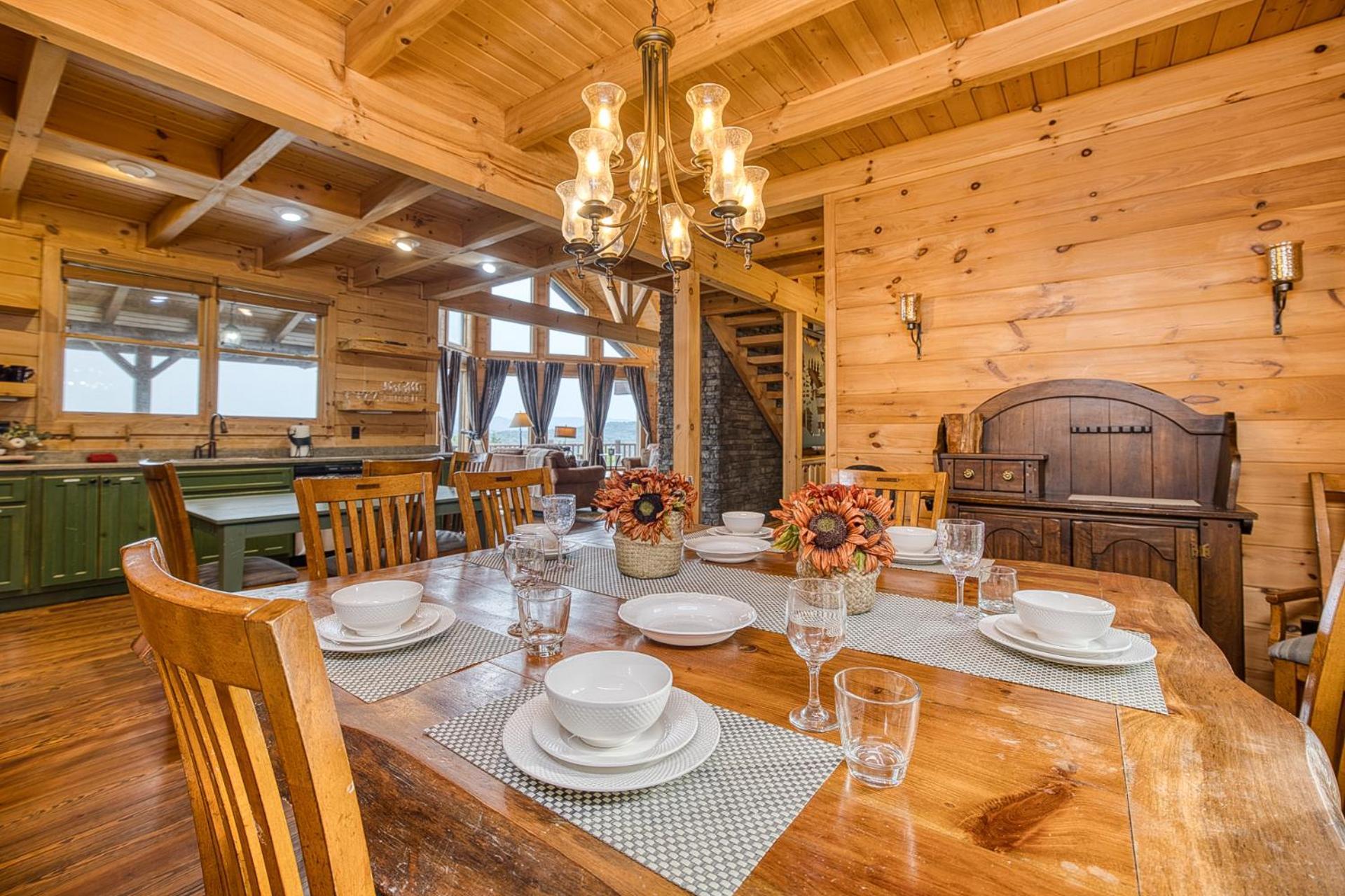 Sky High Lodge By Bk Stays. Large Cabin. Amazing Views. Game Room. Jacuzzi. Six Bedrooms. Sleeps 12 蓝岭 外观 照片